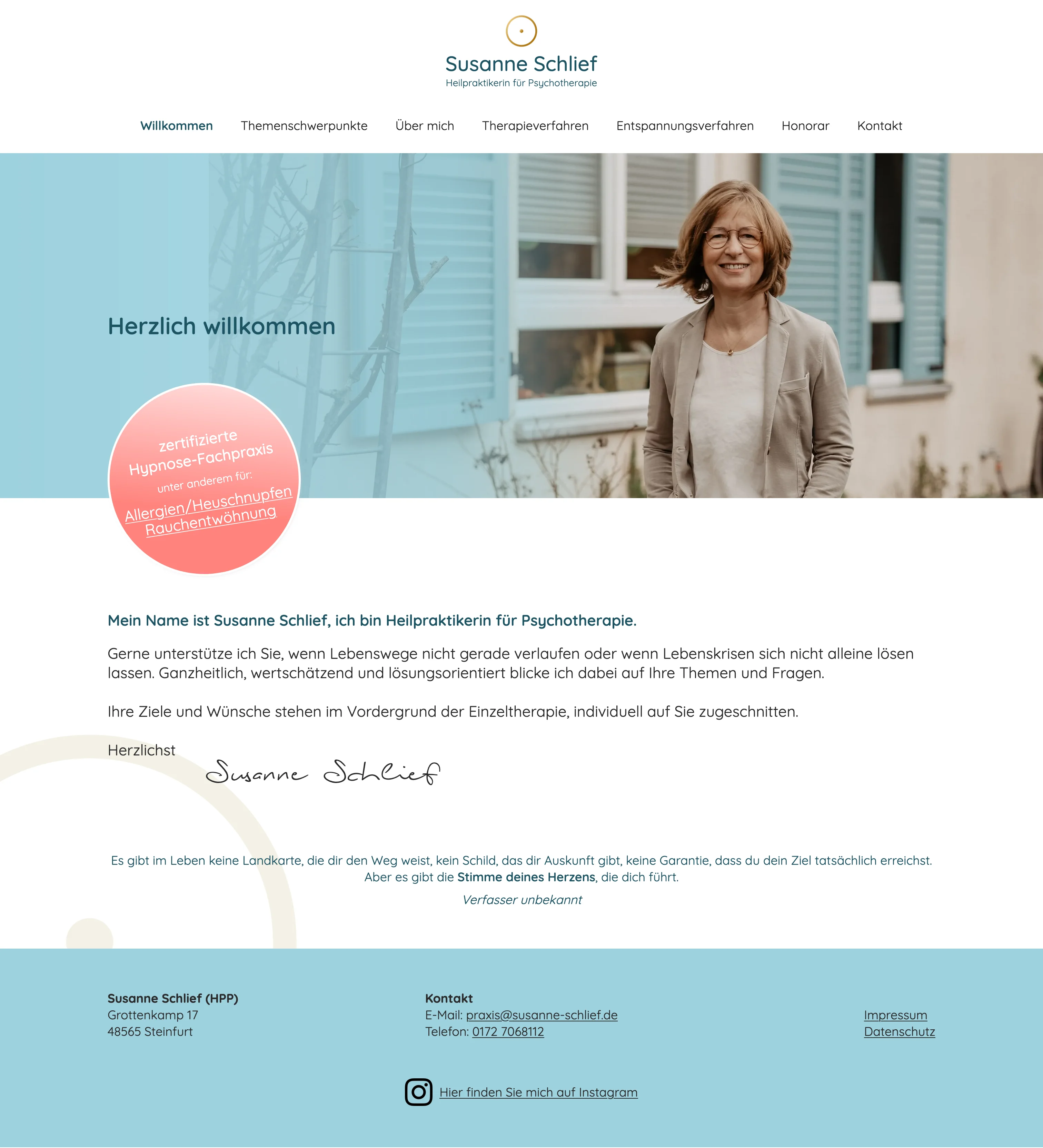 Susanne Schlief website